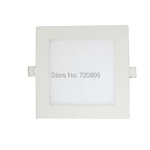 10 шт./партия 9 Вт Квадратный светодиодный светильник потолочная лампа с креплением Чистый/теплый белый