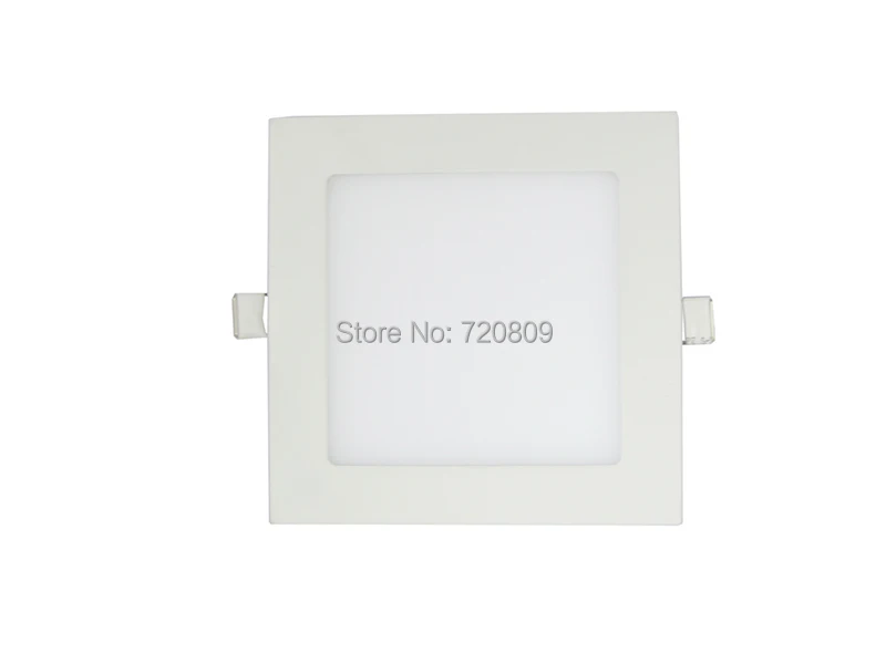 

10pcs/lot Free Shipping 9W Square LED Panel Light Ceiling Fixture Light Pure/Warm white New