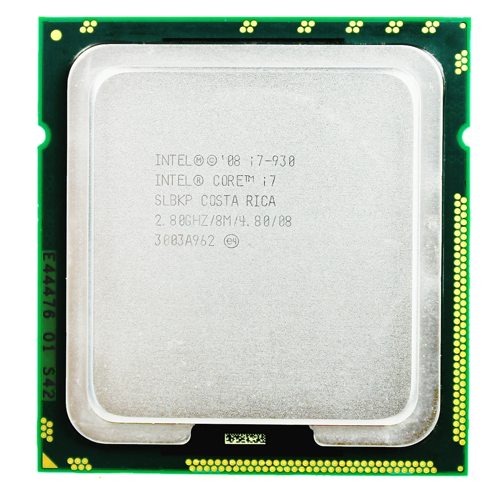 Intel core i7 930 процессор INTEL c intel core I7 930 2,8 ГГц четырехъядерный процессор LGA 1366 настольный процессор гарантия 1 год