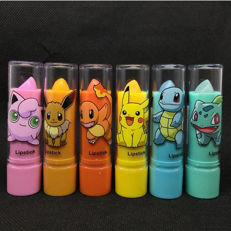 

6pcs/lot kawai lip balm Hengfang baby temperature change non-stick cup lipstick, color change, nourish, easy to paint, lasting