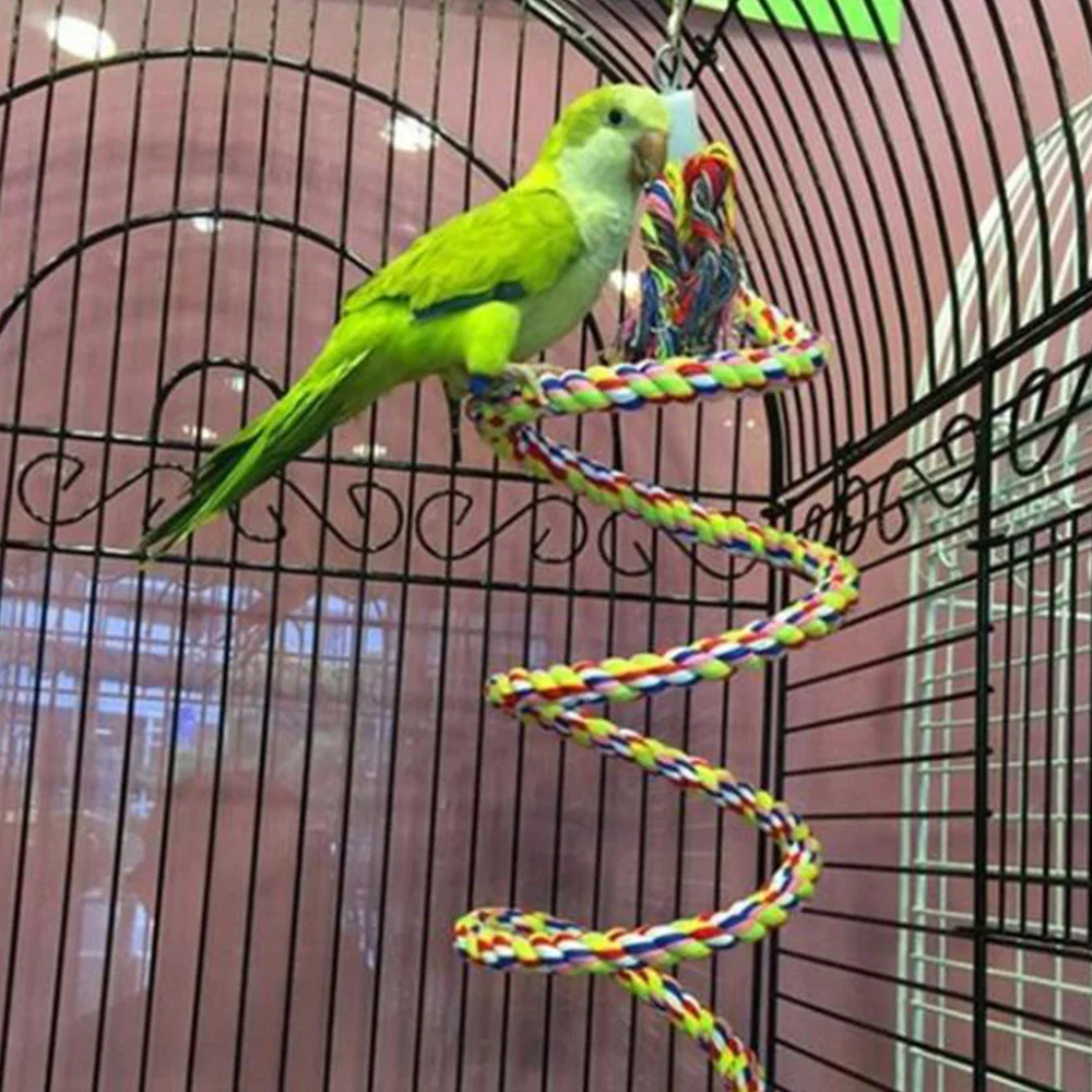 Высокая QualityPet птица Большой Маленький попугай альпинистские веревки звонкое восхождение стоя игрушка для попугаев серый попугай Ара декор для клетки