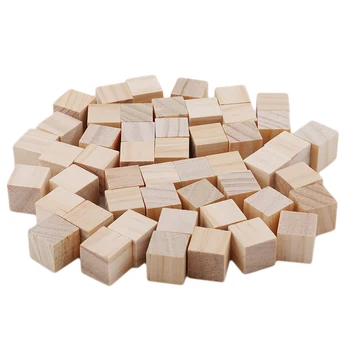 

Tower Collapses Games Wooden Cube Blocks Skill Stack Grown Up Toys Kids Gifts Natural Color Toys 50/10/5pcs/pack