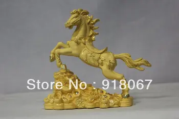 

YZ-M1041 24K gold electroforming craft New arrival big Horse decoration gold horse crafts home accessories decoration gift