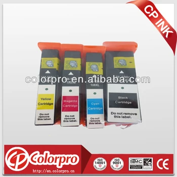 

4 PCS For Lexmark 100 105 108 Compatible Ink Cartridge For Lexmark S305 S405 S505 S605 P115 P205 P705 P805 Printer