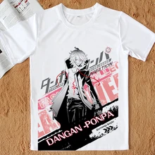 Danganronpa V3 T-shirt Dangan Ronpa Kirigiri Kyouko Naegi Makoto Monokuma Cosplay T-shirt Anime Tees