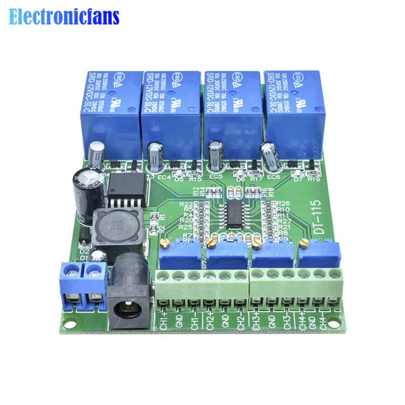 Diymore LM393 DC 12 В 4 канальный Компаратор напряжения стабильный модуль Модуль