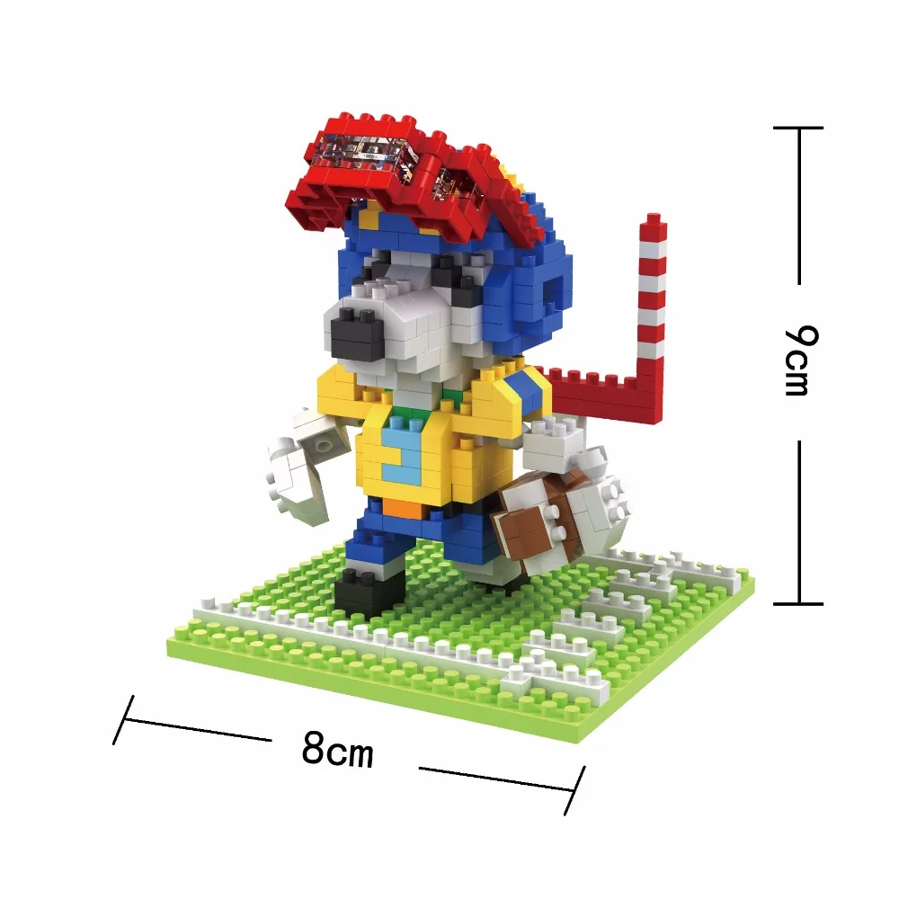 

BOB Mini Blocks Sport Dog DIY Building Bricks Anime Model Toy Micro Blocks Cute Girls Present Kids Gifts Children TOYS 9543-9548