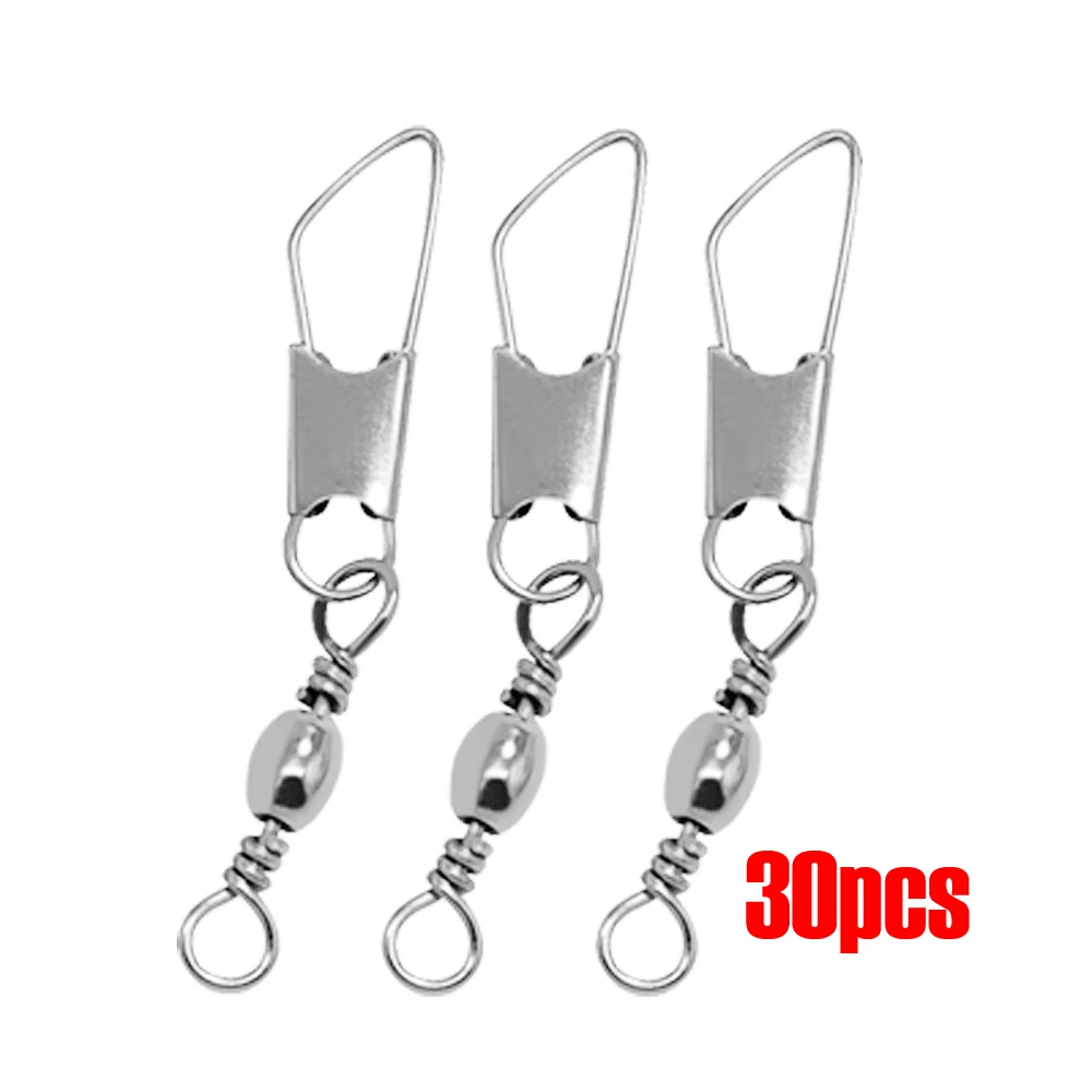 

8 Pack 30 PCS Grey Metal Fishing Metal Interlock Clips Connectors