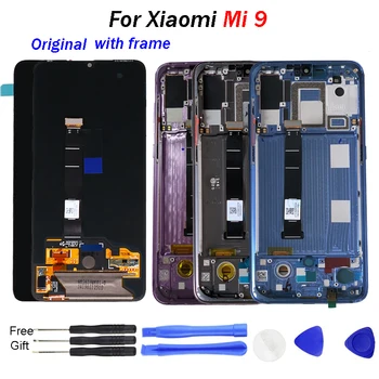 

Amoled Original For Xiaomi Mi9 LCD Tested Touch Screen Digitizer Assembly Mi9 SE Display LCD Mi9 with tools frame Mi9 SE LCD