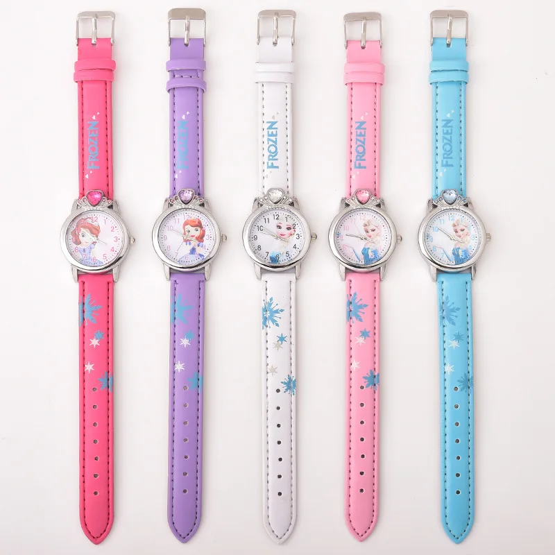 

1000pcs Cartoon Mix Children's Watch Leather Silicone Strap Kids Boy and Girls Watch for Children Watch gift for child wholesale