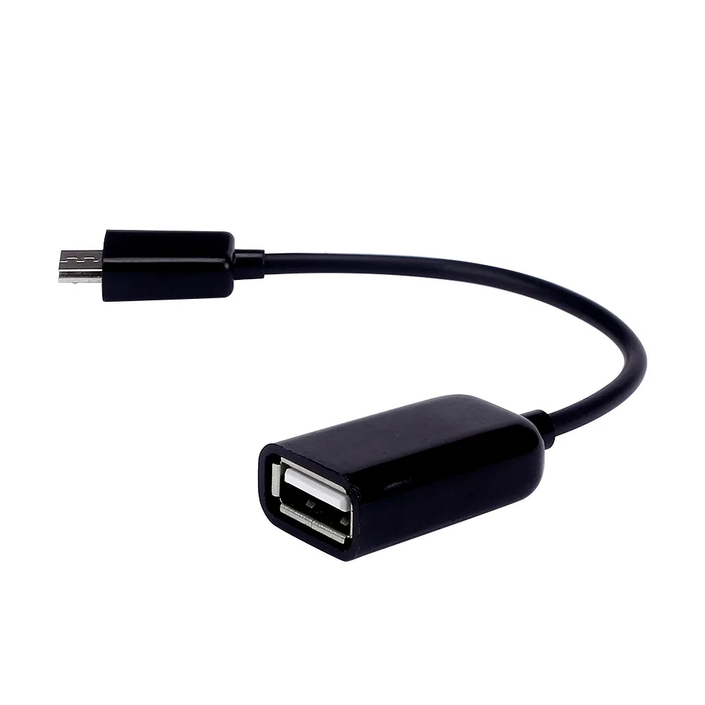 New Micro Usb To Usb 2.0 Host Otg Adapter Cable Mobile Phone For