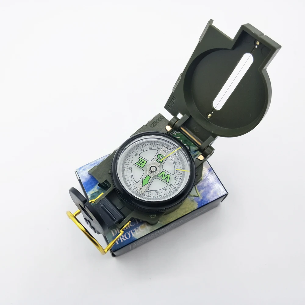 

Portable Army Folding Lens Green Compass Survival Military Multifunction Boat Mini Camping Climbing Outdoor Camping Tools