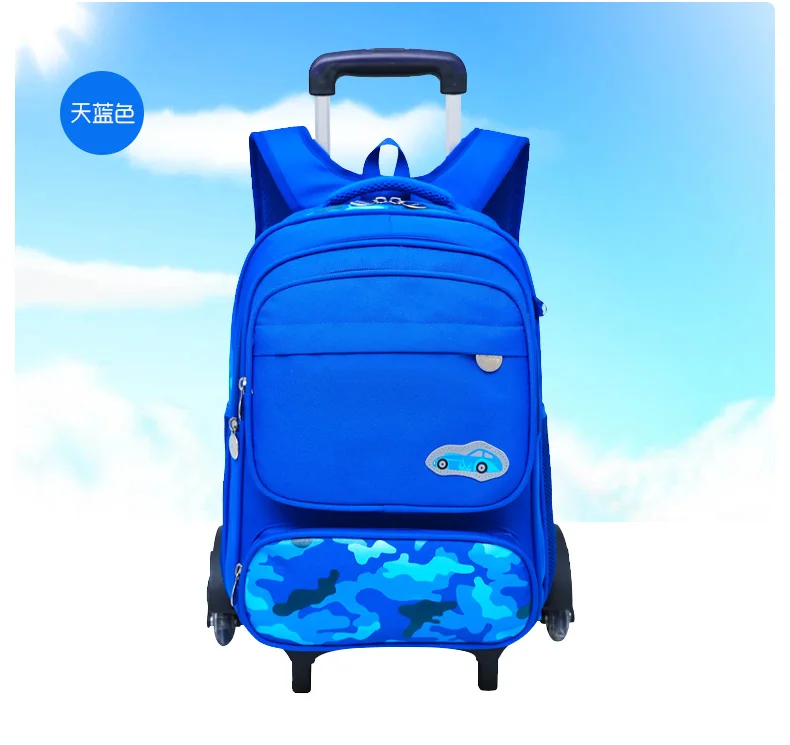 Съемная дорожная сумка Детская мода пенал мультфильм школьная сумка студентов флэш-колеса прокатки чемодан детей путешествия рюкзак