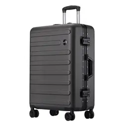 Супер легкий 100% алюминий рама прокатки багажа индивидуальные бизнес сплошной цвет износостойкий чемодан