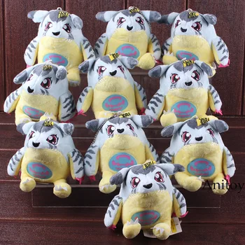

Anime Cartoon Digimon Adventure Digimon Plush Doll Agumon Palmon Gabumon Plush Pendant Soft Stuffed Toys 10pcs/lot