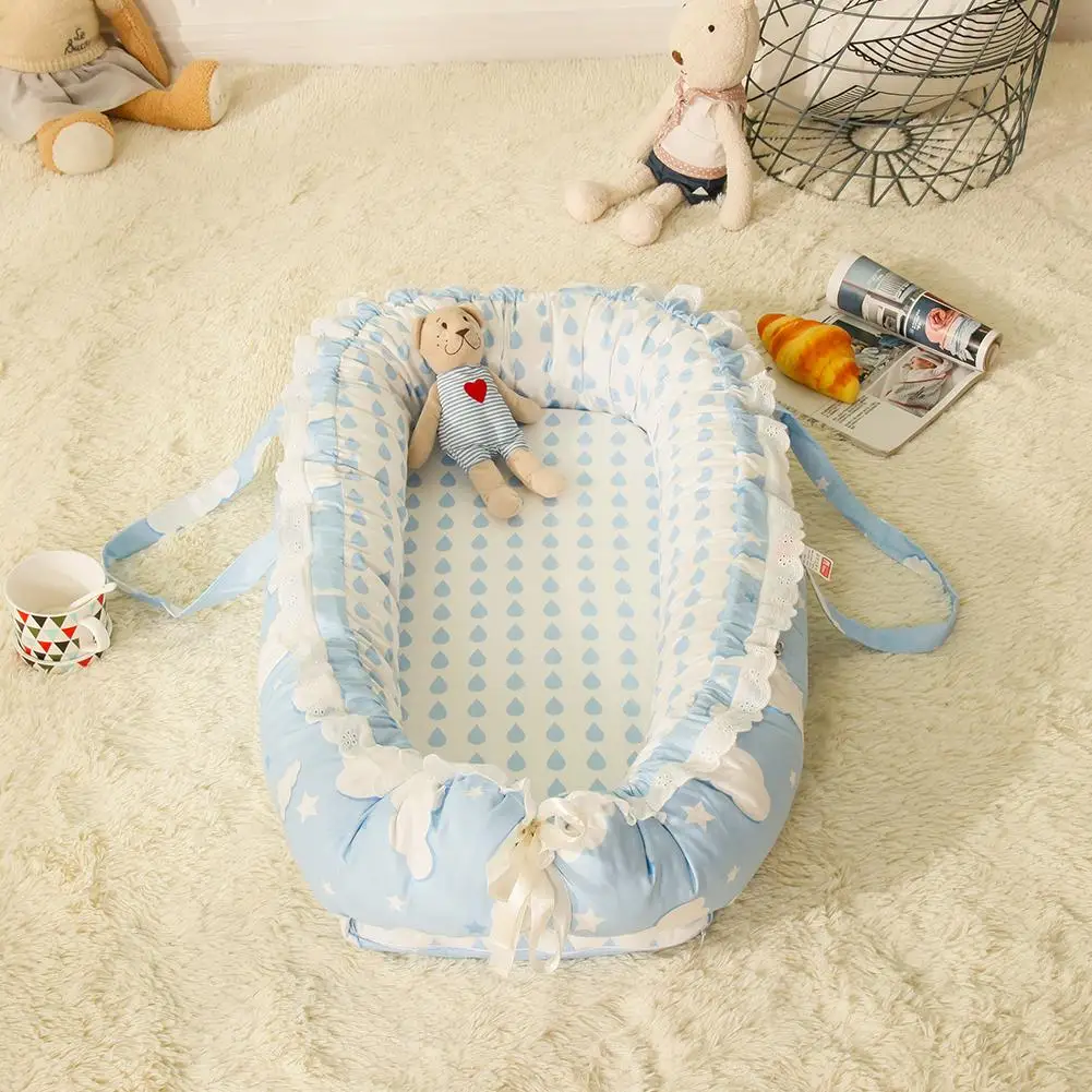 Kidlove съемные моющиеся детские милые имитирующие спящие гнезда Детские Портативные дорожные подушки кровать