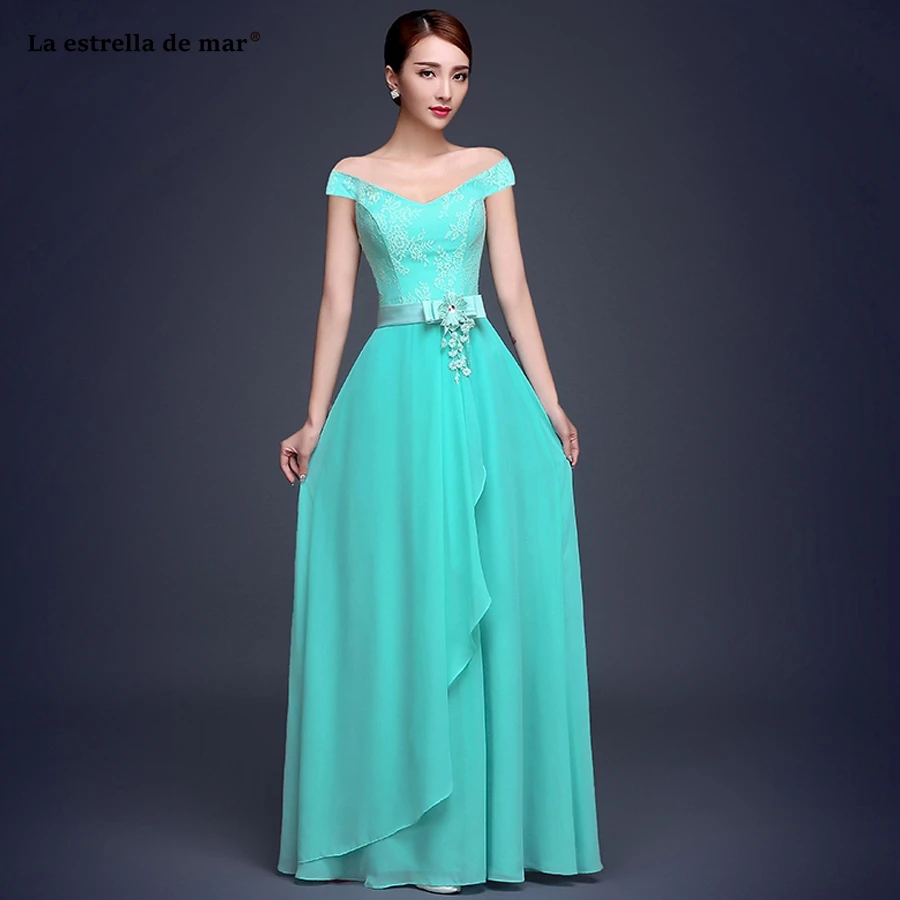 La Estrella De Mar Vestiti Donna Eleganti Pro Cerimonie2021 Neue Spitze Chiffon Eine Linie 6 Stil Turkis Brautjungfer Kleid Lange Chea Bridesmaid Dresses Under 50 Cheap Bridesmaid Dressesbridesmaid Dresses Aliexpress