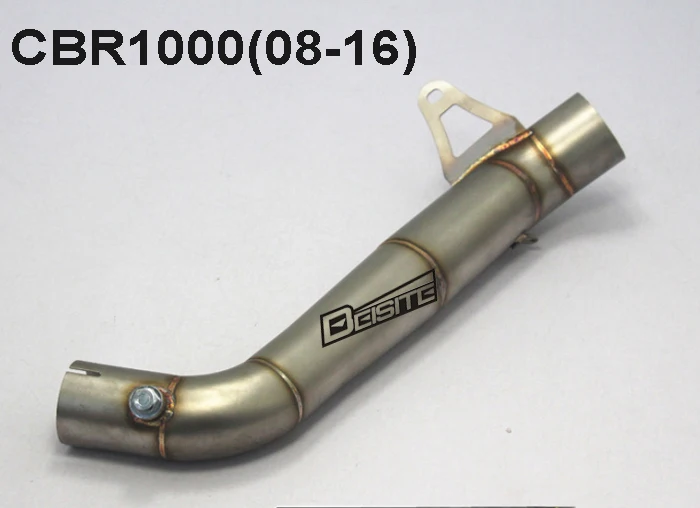 Stainless Steel CBR1000(08-16) Motorcycle Link Pipe Mid-Pipe Exhaust Pipe Muffler Escape Damper Connecting Link Pipe For CBR1000