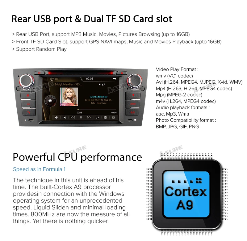Perfect A-Sure 1 Din 7" Car Radio GPS DVD Player Stereo Navigation For BMW E90 E91 E92 E93 Navi 318 320 325 330 330 3er Car Multimedia 11