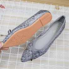 Летние новые сетки марлевые плоские туфли острым удобный антискользящий мягкой подошвой женские тонкие туфли, обувь для беременных