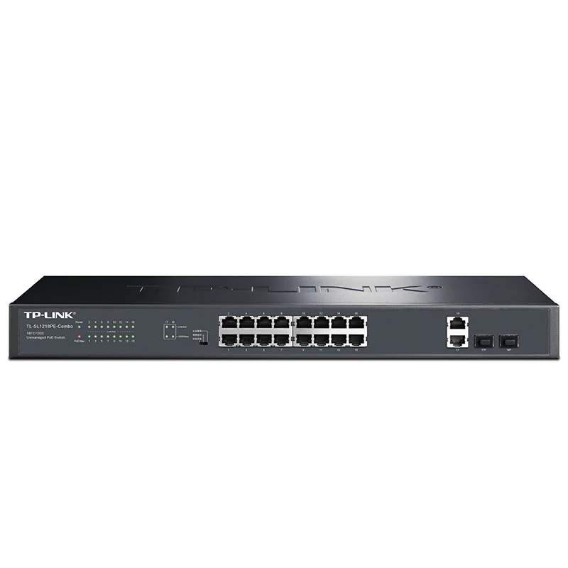 

TP-link TL-SL1218PE-Combo 16 Ports 100 Megabit POE Switch
