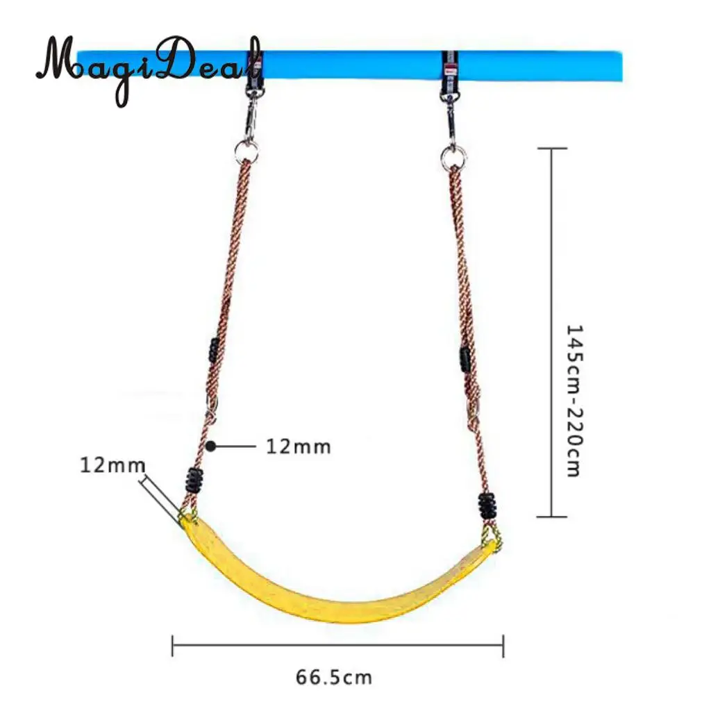 High Quality Kids/Baby Children Adjustable Indoor Outdoor Swing Seat Rope Garden Playground Tree Hanging Seat Play Park Toy