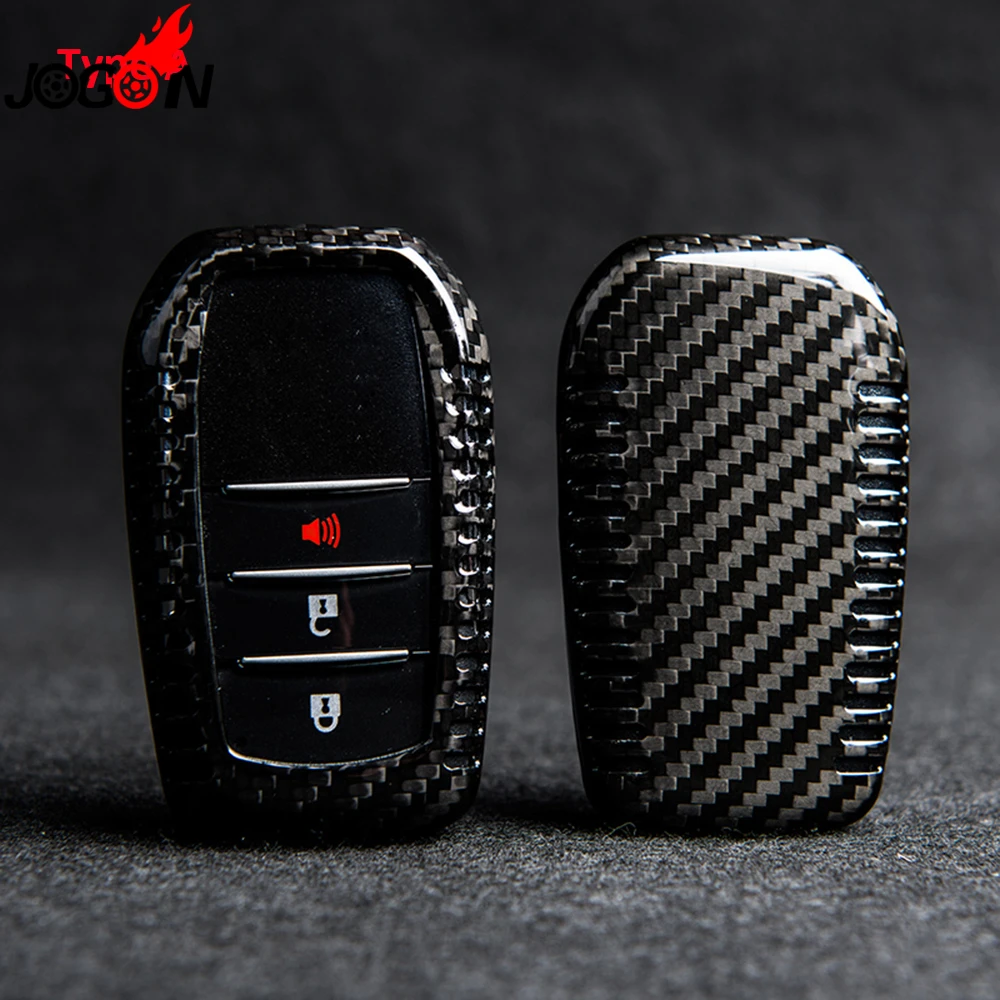 fob key toyota case rav4 remote camry carbon shell cruiser land alphard prado fiber highlander rav hilux brz corolla