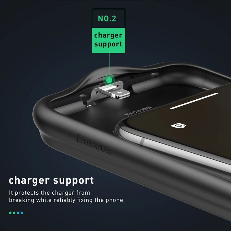 Baseus Battery Charger Case for iPhone Xs Max XR Xs Power Bank Skin-friendly Silicone for iPhone Powerbank External Battery Pack Baseus Battery Charger Case for iPhone Xs Max XR Xs Power Bank Skin-friendly Silicone for iPhone Powerbank External Battery Pack