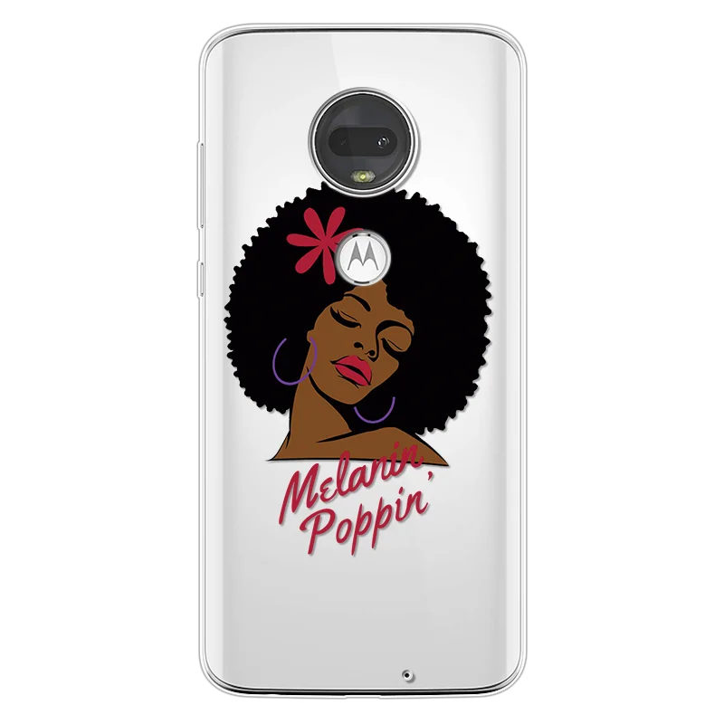 Черный чехол для Motorola Moto G7 Power G5 G5S G4 E5 E4 Z Z2 Z3 Plus Play EU Go One Fundas|Бамперы| |