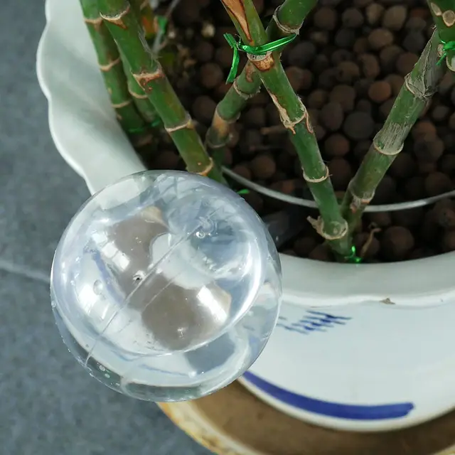 Practical PVC Travel House Plant Bulb Shape Waterer Globes Irrigation Patio Lawn Garden Pot Cans Automatic Self Watering