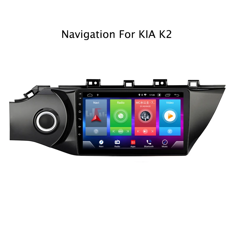 Cheap Full Touch Car Android 8.1 Radio Player For KIA K2 RIO 2017-2018 Vehicle GPS Navigation Video Multimedia Built In Bluetooth DSP 2
