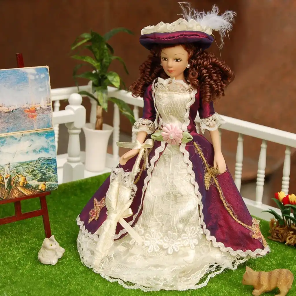 mini porcelain dolls
