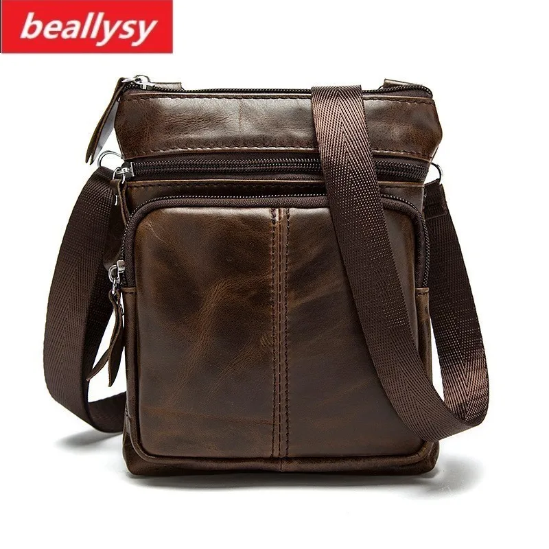2018 New Ipad Bag Men Briefcase Business Travel Handbag Messenger Shoulder Crossbody Bags Genuine Leather Bag Men Briefcases