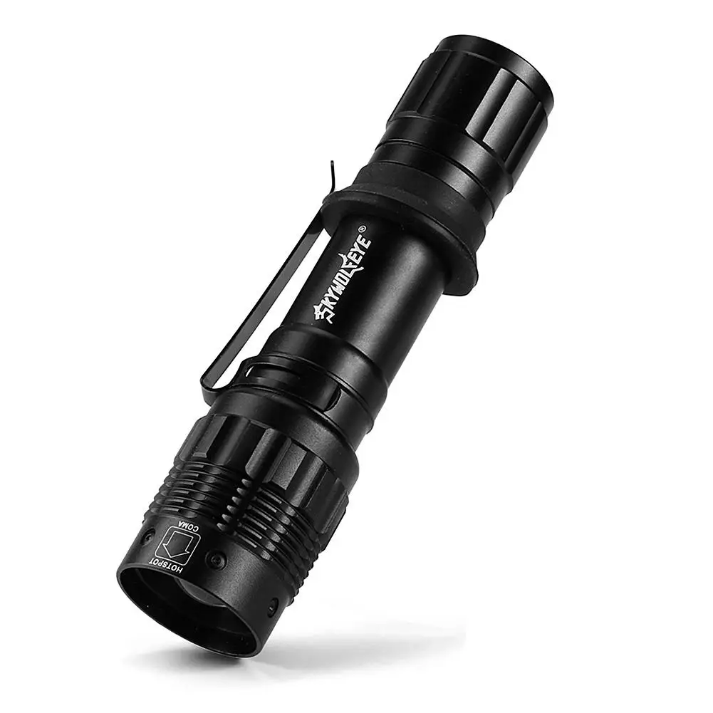 

2018 New Arrival 15000LM Adjustable Focus T6 LED Aluminum Flashlight Super Bright Long Distance Lighting Outing Necessary