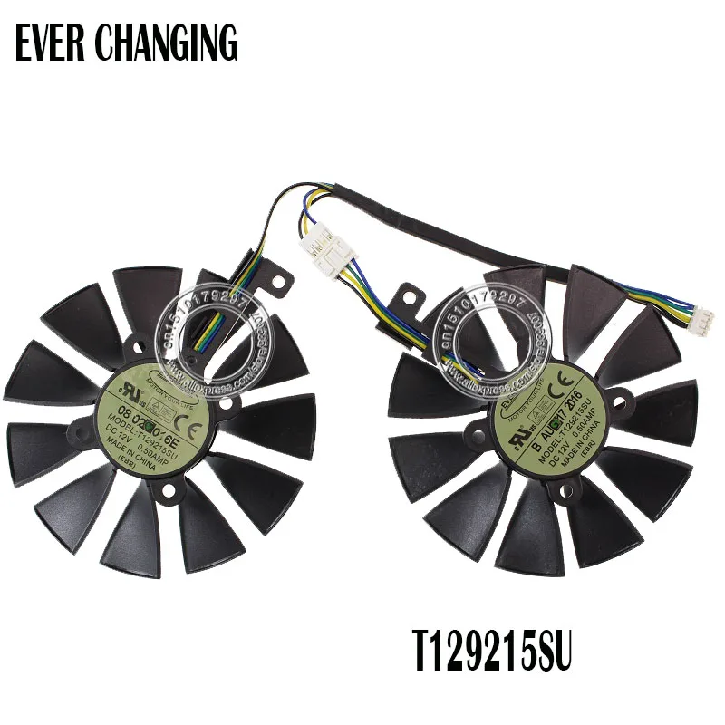 87MM Cooler Fan For ASUS GTX1060 1070 Ti RX 470 570 580 font b Graphics b