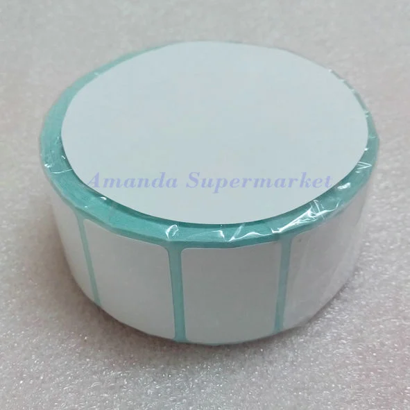900 Pcs Label Sticker 35*25 mm 1.38"*0.98" Thermal Label Supermarket Price Blank Direct Print Waterproof