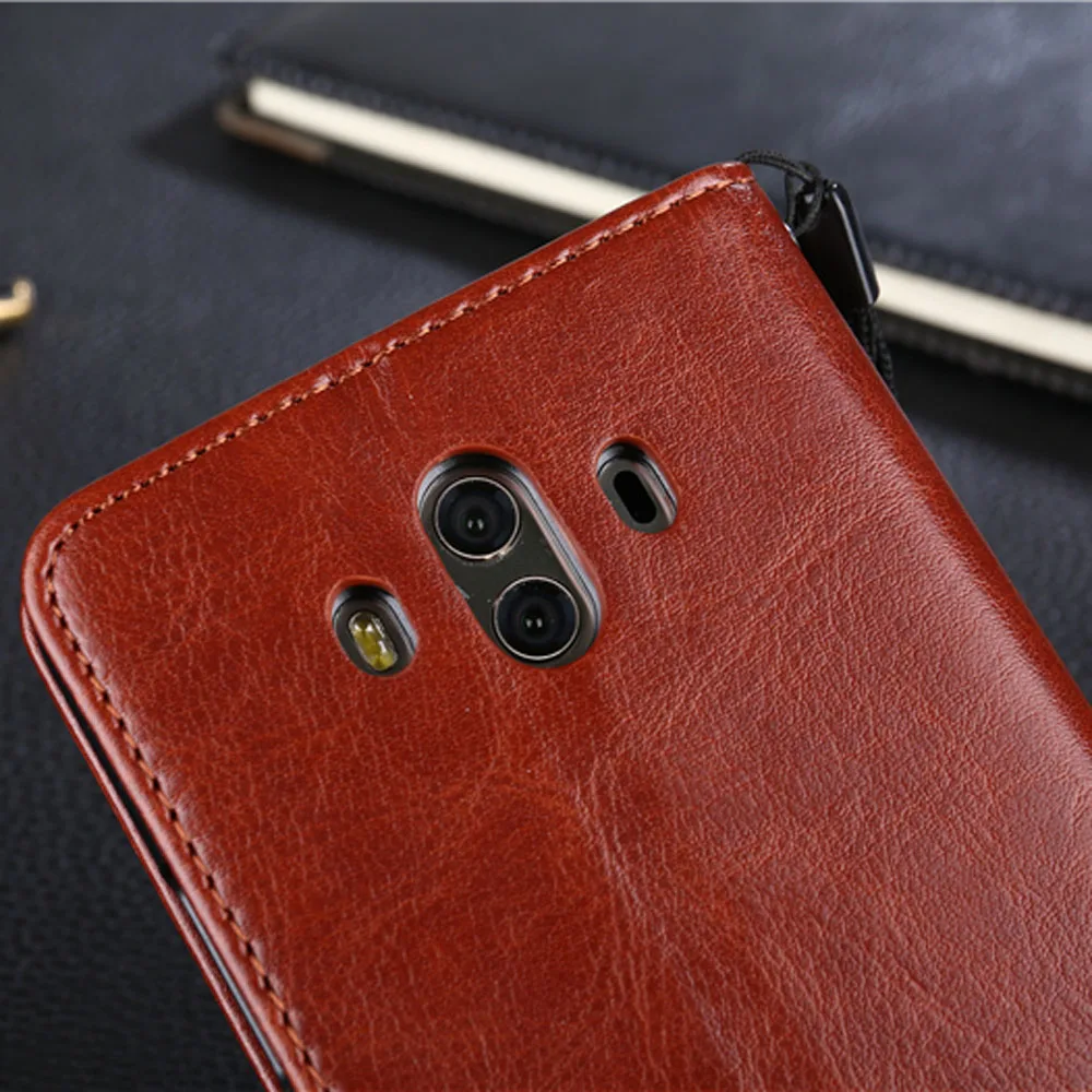 Кожаный чехол бумажник для Huawei Mate 20 lite откидной Чехол P20 Pro P10 Honor 10 9 7X 8C 7A Nova 3 i P Smart