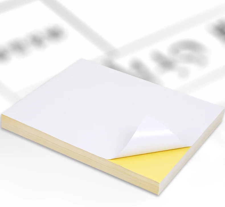 

50 sheets New A4 Size 210mmx297mm White Vinyl PP Sticker Glossy & Matte Label Printing PP A4 Adhesive Sticker for Laser Printer