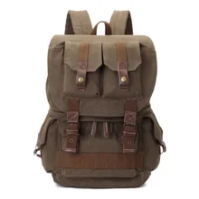 TREKGEAR Professional Canvas DSLR Camera Backpack Digital SLR Rucksack Bag Padding Photography shoulder case for Canon Nikon