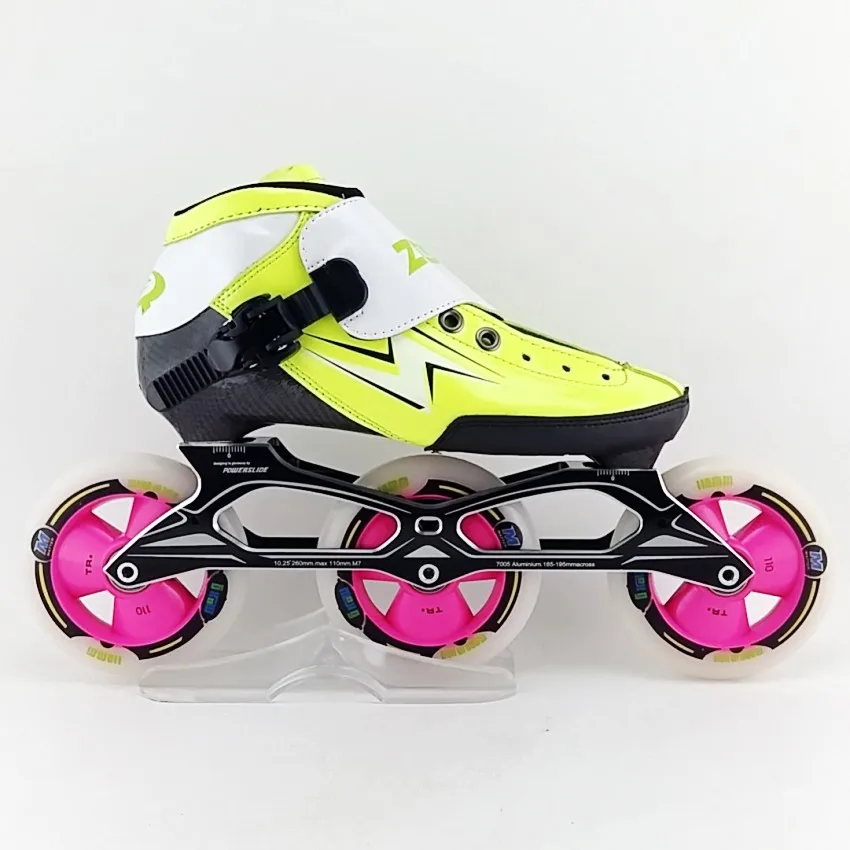 Для взрослых, для мальчиков и девочек скейт колесо с резиновым покрытием коньки zodor Профессиональные роликовые коньки 3x110 мм роликовые