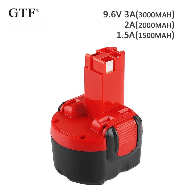 

3000mah 9.6V Rechargeable Tool Battery for Bosch Replacement NI-MH Battery for Bosch BAT001 BAT048 BAT049 BAT100 BAT119