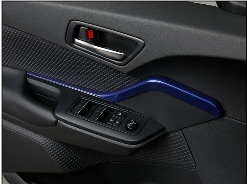 Автомобильный Стайлинг 2 шт АБС-пластиковый интерьерный панель передней двери украшения Обшивка Накладка для Toyota C-HR ЧР
