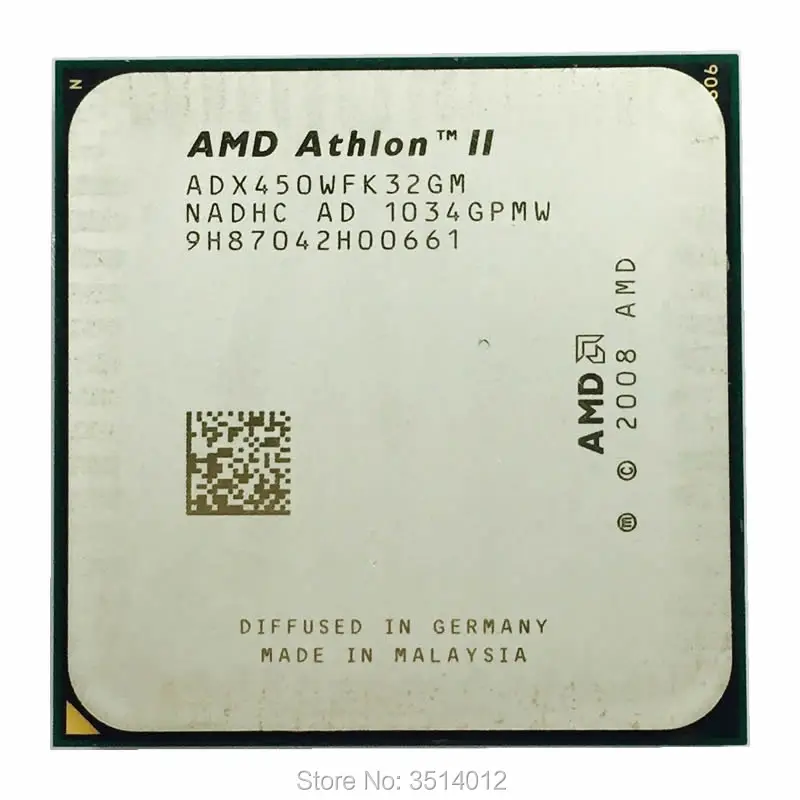 Трехъядерный Процессор AMD Athlon II X3 450 3,2 ГГц ADX450WFK32GM Socket AM3