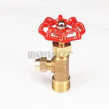 Латунный метанол масляный клапан метанол плита фитинг 1/" BSP наружная резьба до 6 мм вспышка для дизельный двигатель с красной ручкой