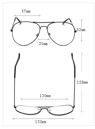 M51 Классические Прозрачные очки оптика зеркальный чехол-бампер с Винтаж Солнцезащитные очки женские мужские Оптические UV400 авиации очков прозрачный