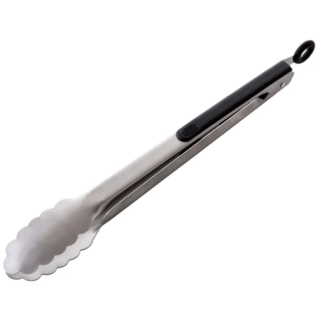 XZJJA High Quality Non Stick Kitchen Tongs Stainless Steel Barbecue