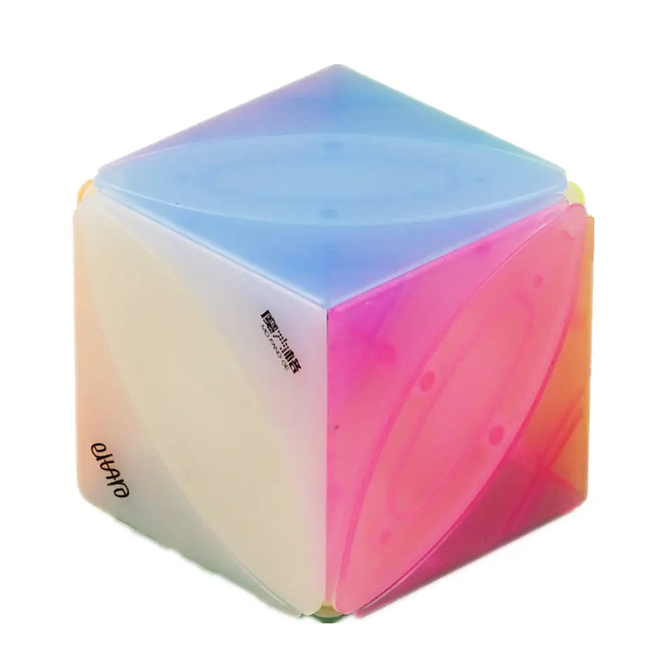 

Qiyi Maple Leaf CUBE 3x3 Stickerless Jelly Color Magic Cube Speed Cube Professional Puzzle Toys For Children Kids Gift Toy