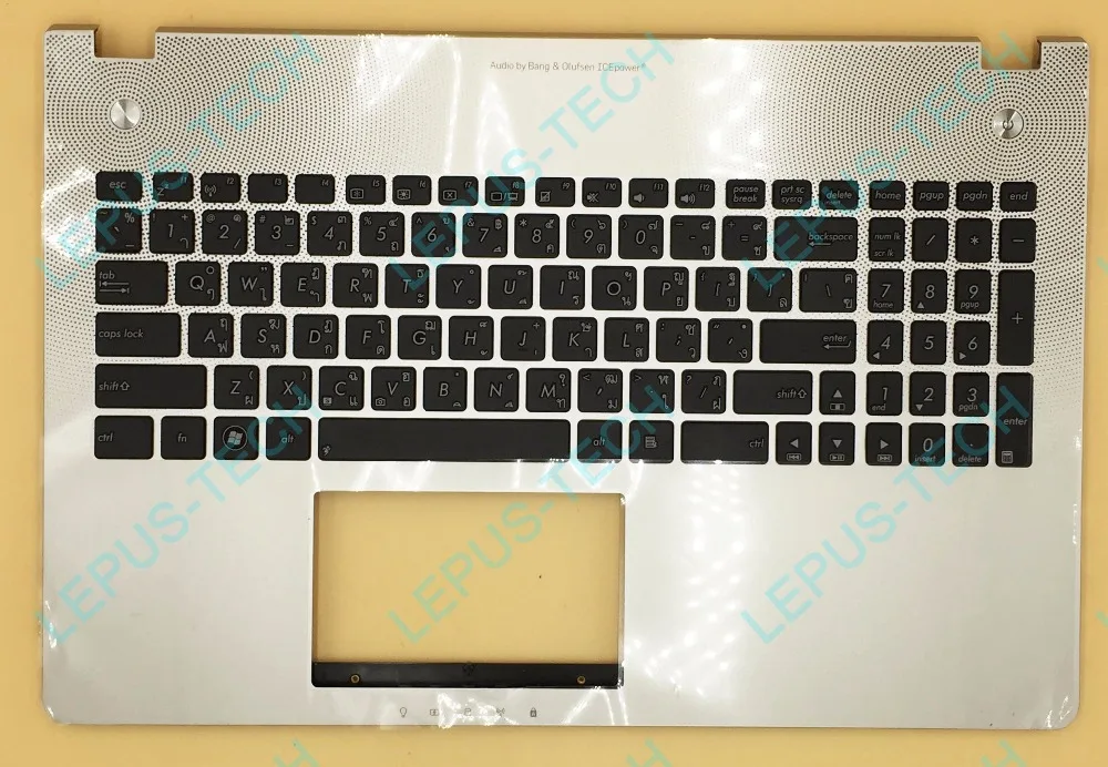 TI Thai Keyboard For ASUS N56 N56VB N56VJ N56VM N56VV N56VZ Top Cover Upper Case Palmrest 90R-N9J1K2M00Y 90R-N9J1K2M80U Silver цена TI Thai Keyboard For ASUS N56 N56VB N56VJ N56VM N56VV N56VZ Top Cover Upper Case Palmrest 90R-N9J1K2M00Y 90R-N9J1K2M80U Silver цены онлайн