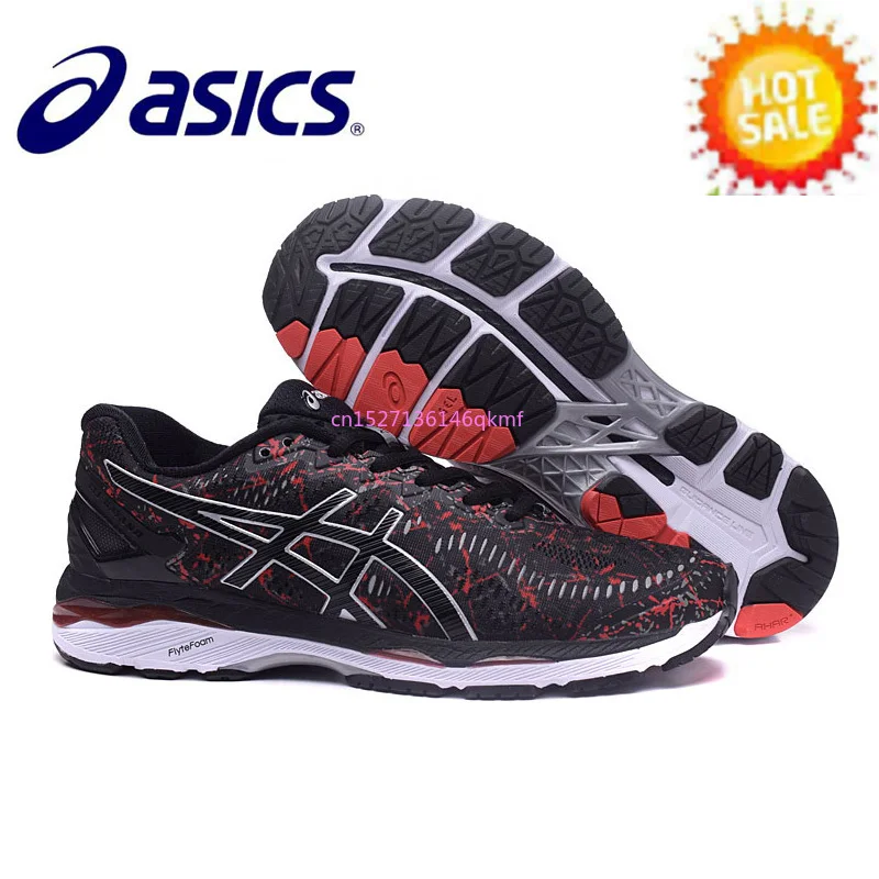 Оригинальные ASICS GEL-KAYANO 23 ночного бега Спортивная Мужская обувь Размер 40,5-45 спортивная обувь, ботинки для бега кроссовки