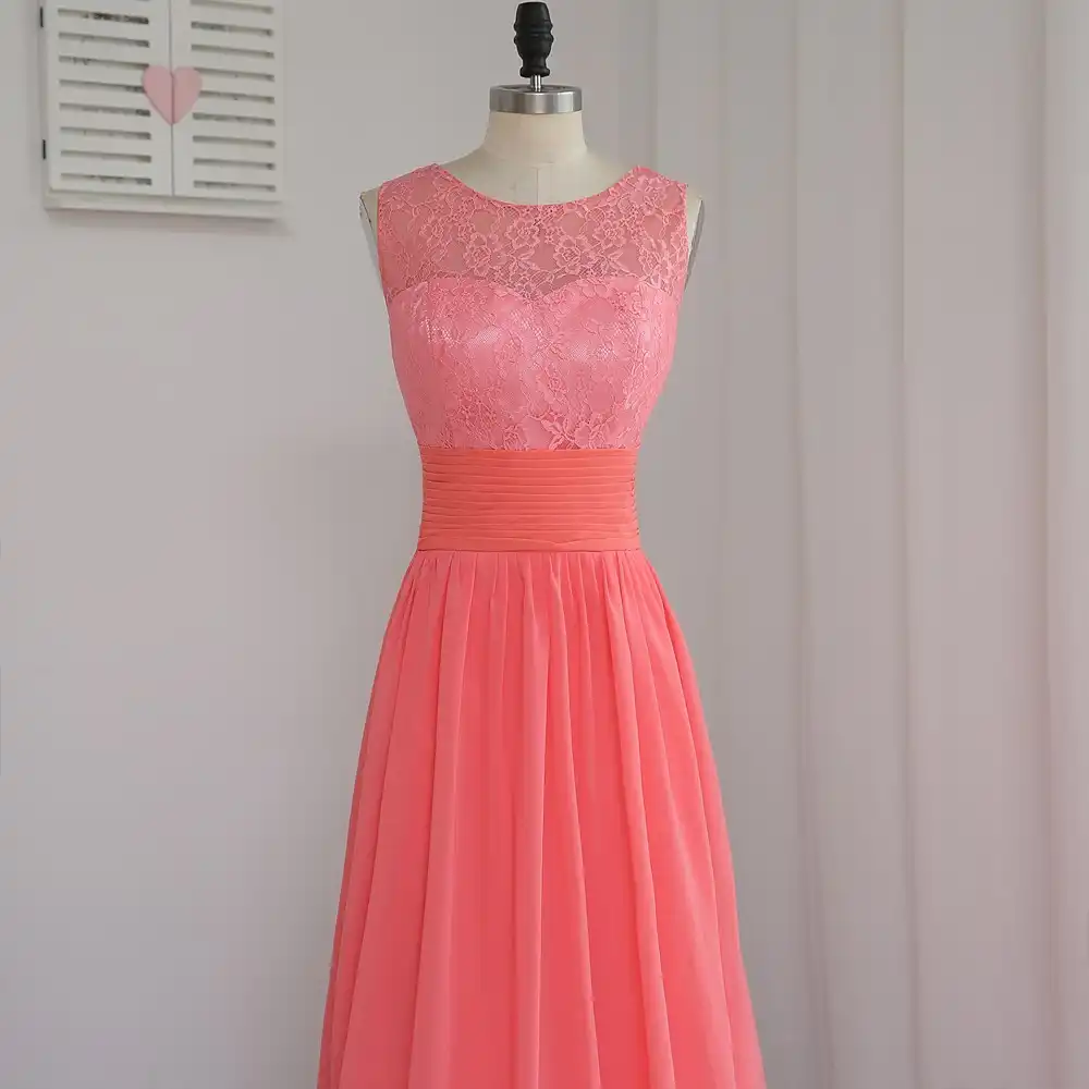 coral bridesmaid dresses under 50